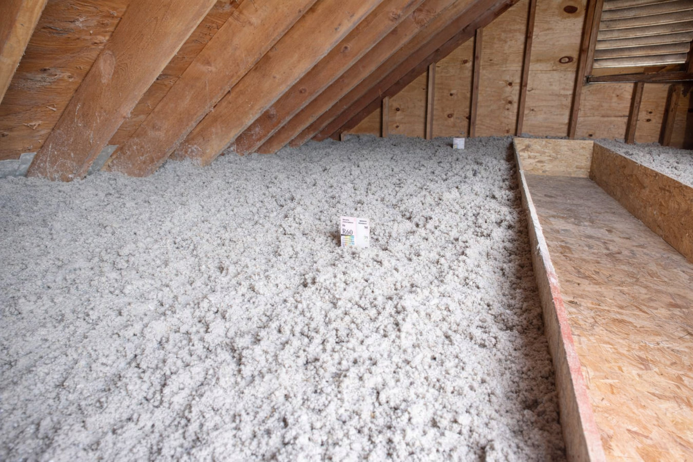 Blown-in insulation